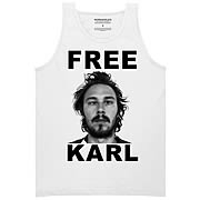 Workaholics Free Karl Hevacheck White Tank Top